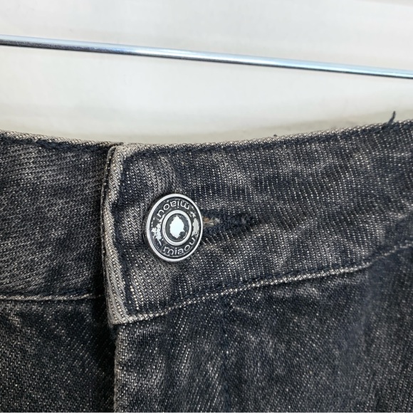 Miaou Dune Denim Cargo Shorts (Sz L) Low Rise Ochre Brown - Picture 8 of 16